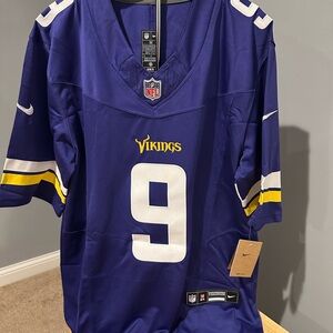 Minnesota Vikings JJ McCarthy Nike Purple Dri-FIT On Field Apparel NFL Jersey